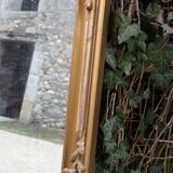 Large golden mirror style Rococo Louis XV 82x136cm