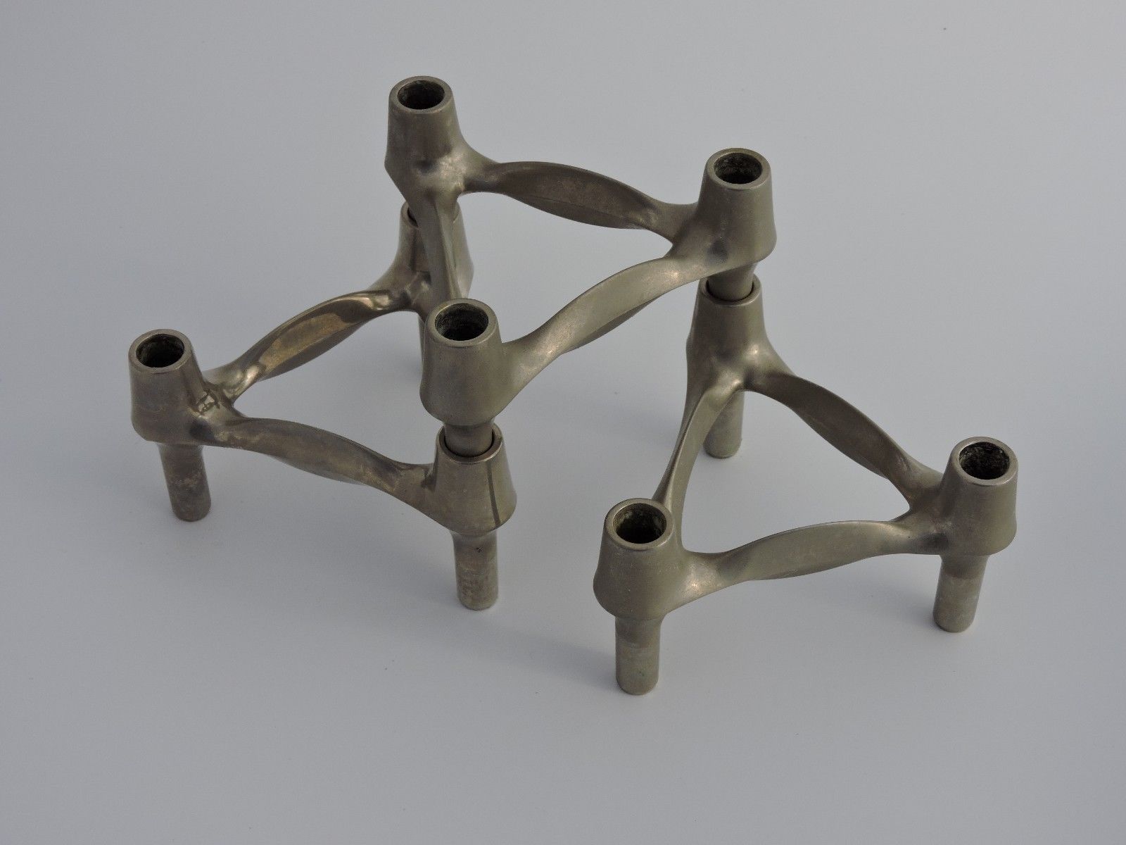 Swim vintage design stackable candlesticks