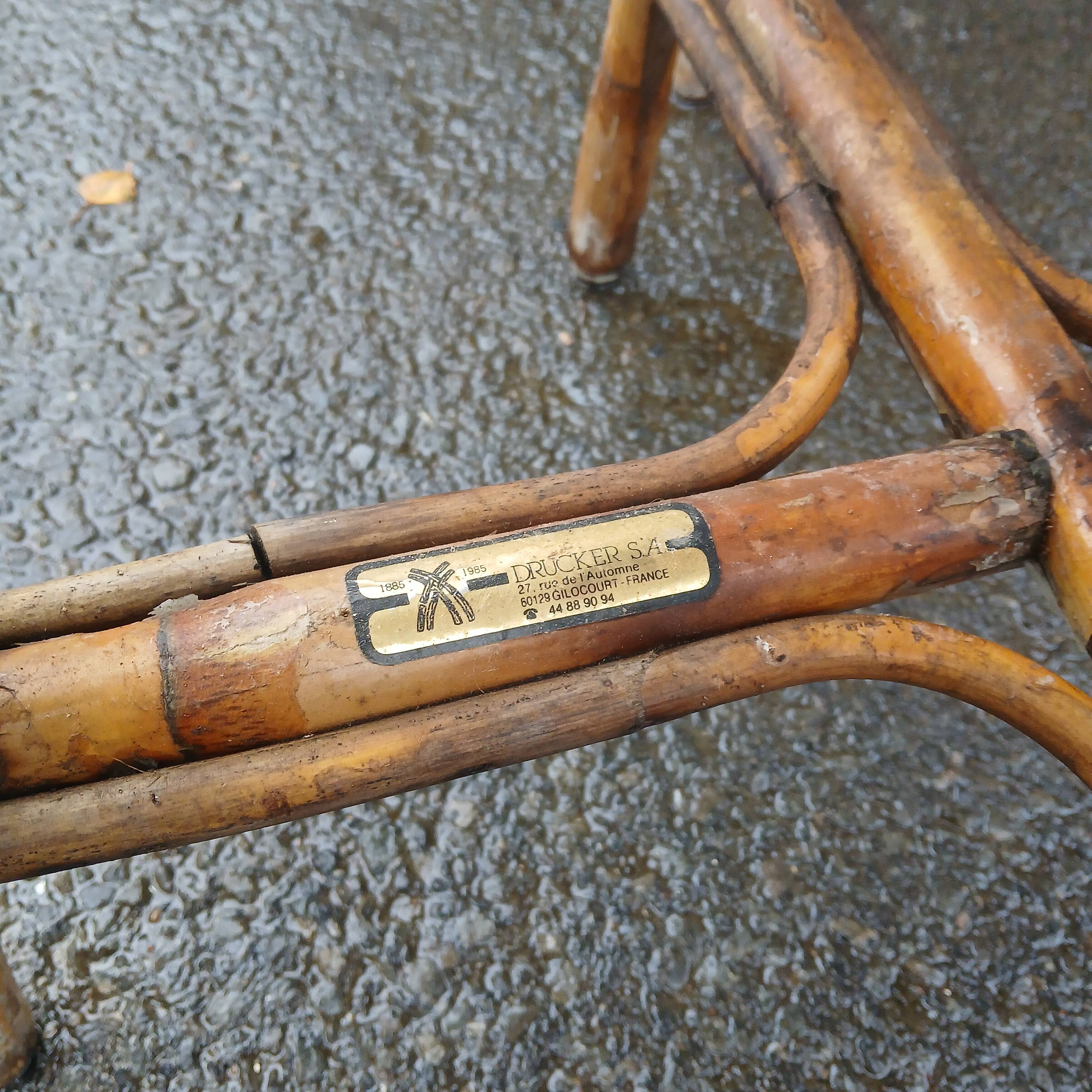 chaise en rotin Drucker