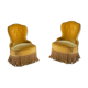 Toad armchair in vintage mustard velvet