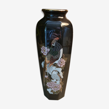 Vase japonais signé