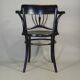 Office Armchair No. 6 E ZP by Fischel, 1910, Bistro type, wooden seat