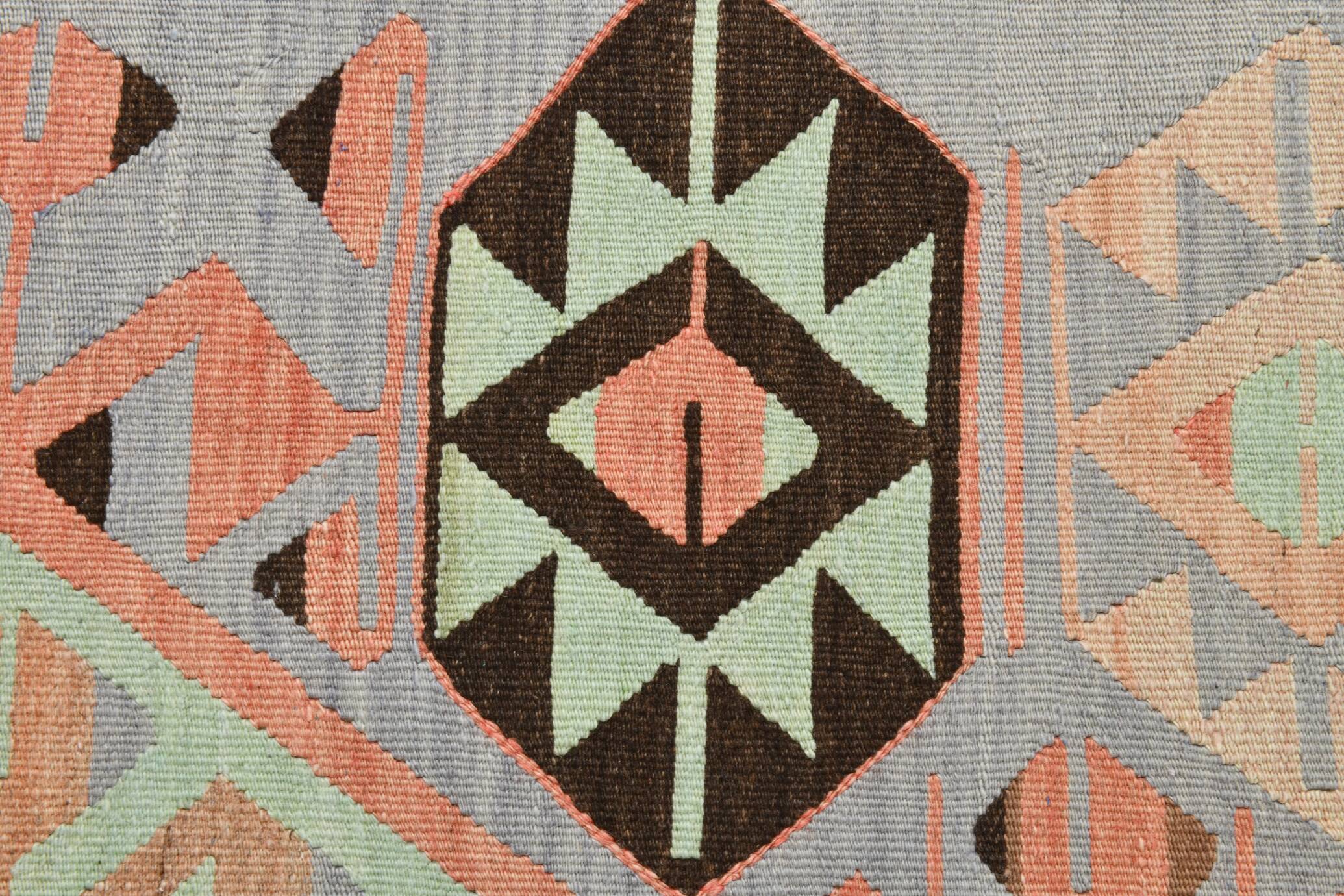 5x10 Light Blue Soft Wool Persian Rug, 168x313Cm SK 33084