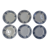 Terre de fer 6 medallion flat plates