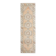 Tapis de couloir vintage turc Oushak fait main en laine et coton orange