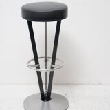 Set of 3 designer bar stools 1980 akaba