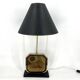 Georges Mathias brass etched table lamp, 1970s