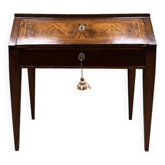 Louis xvi style mahogany sloping desk xix eme century