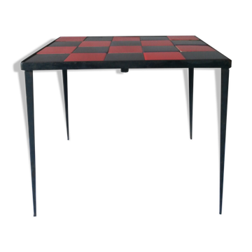 Checkered coffee table