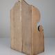 Étagère en pin sculpté à la main, style art populaire, 1 tiroir, 1950