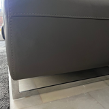 Italian leather sofa by Gabrielle Ghetti for Gamma