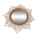 Miroir soleil osier