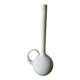 White opaline glass soliflore vase