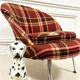 Fauteuil vintage écossais