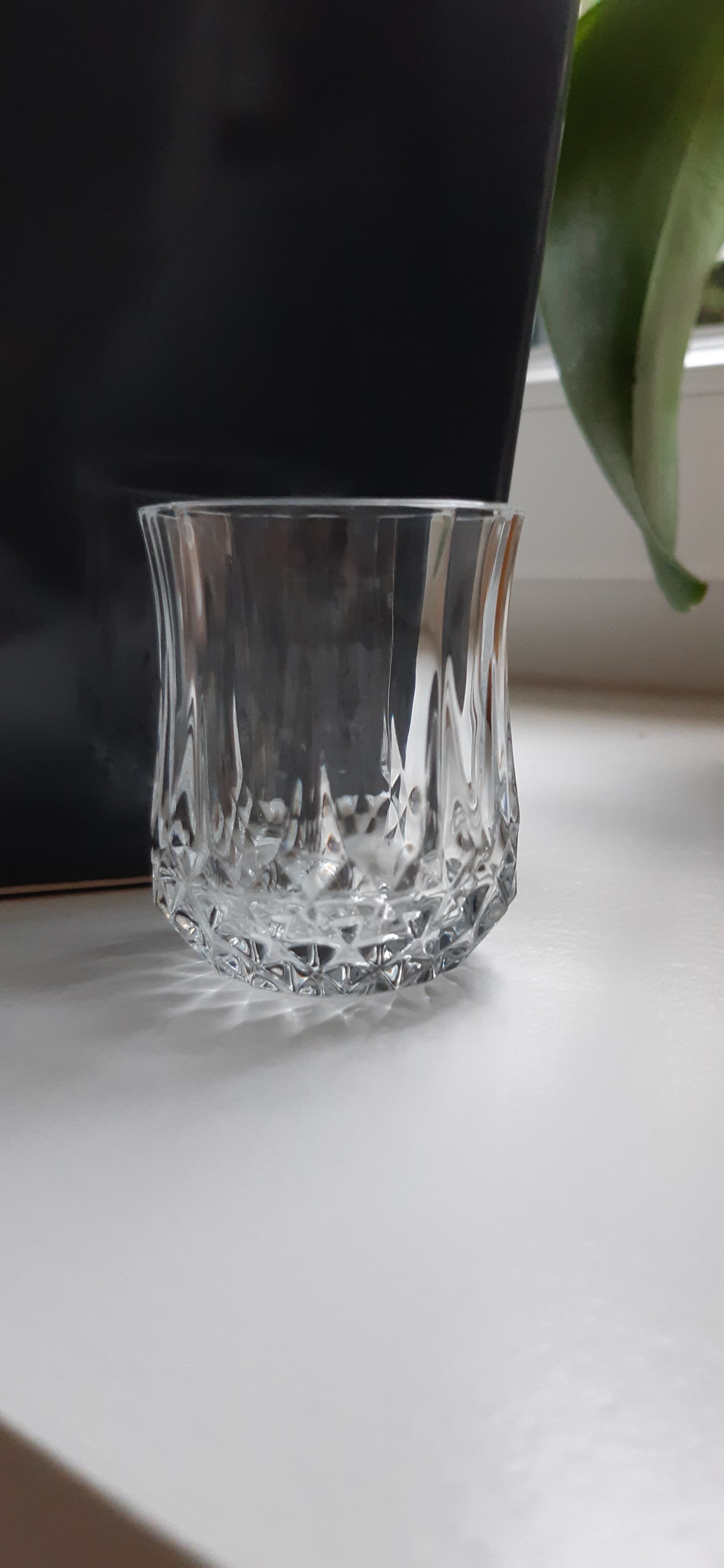 Set of 10 liquor glasses / crystal shots