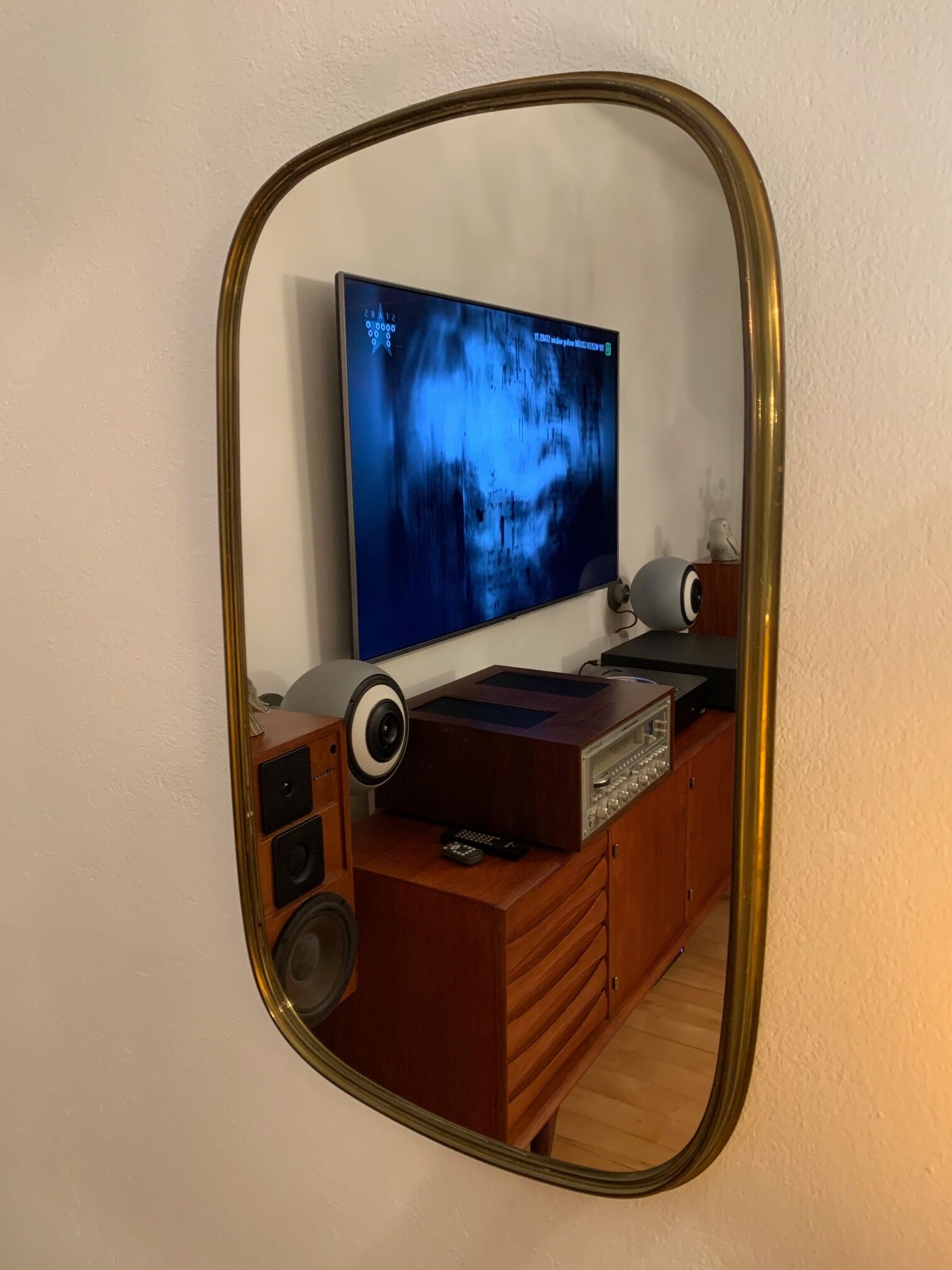 Mirror, Italy, 1950s 44x72cm
