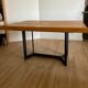 Natural oak dining table