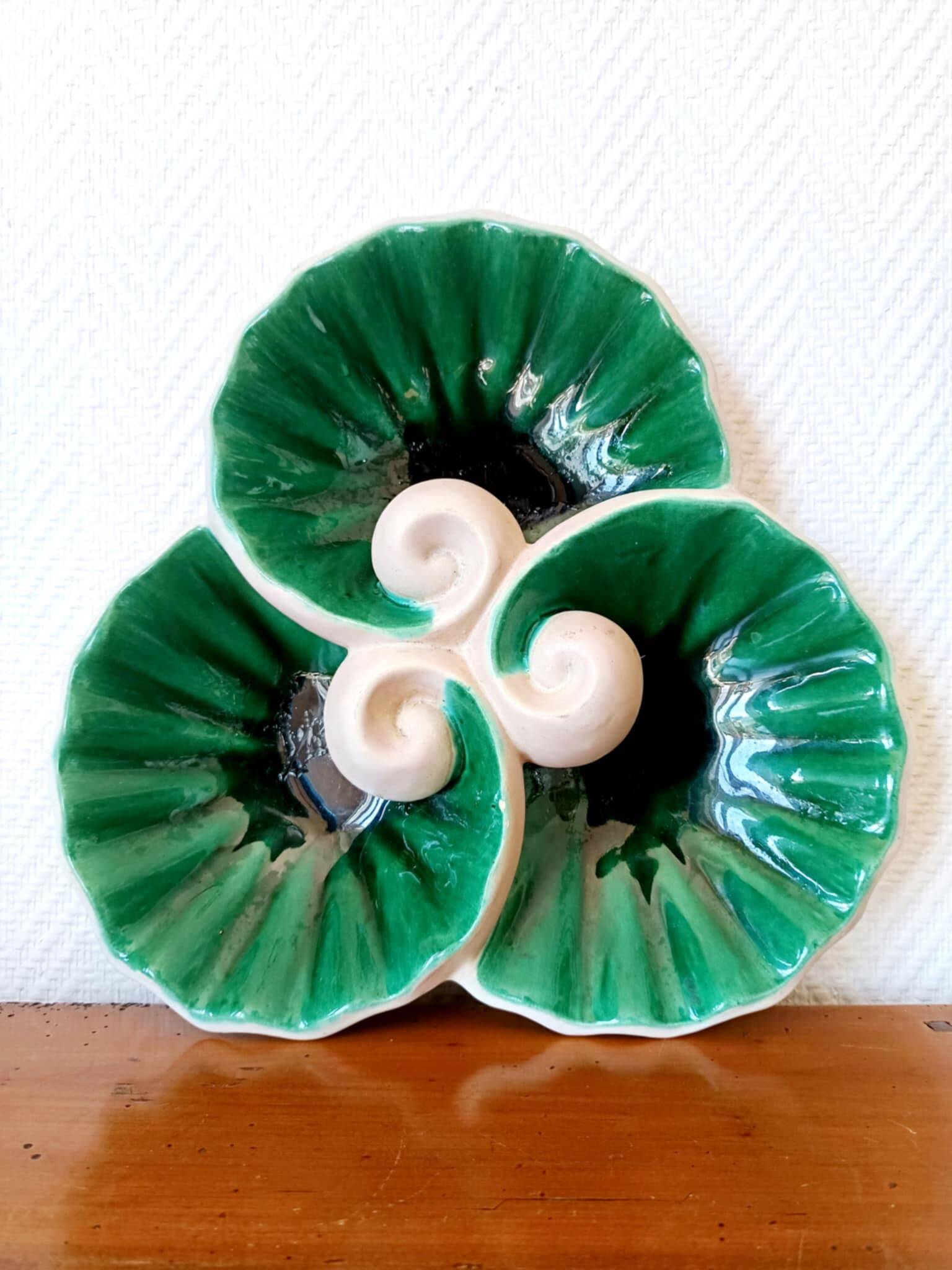 Vintage ceramic serving dish 1960