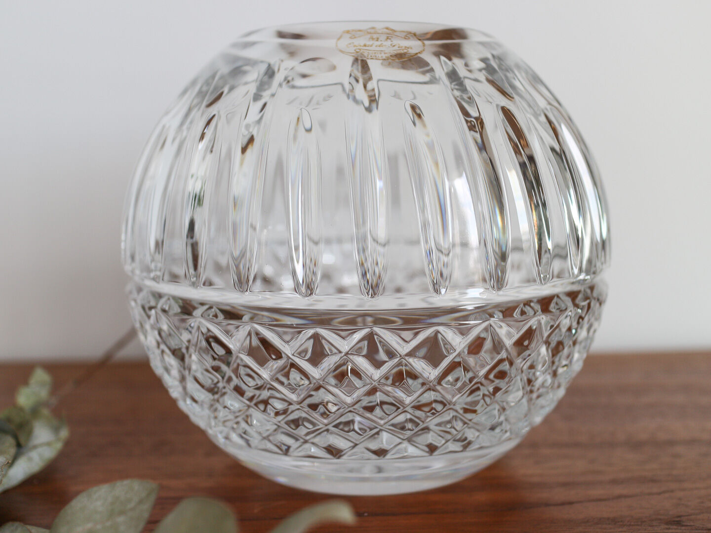 Paris crystal crystal vase