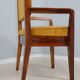 Mid century high back chair Italy 1950