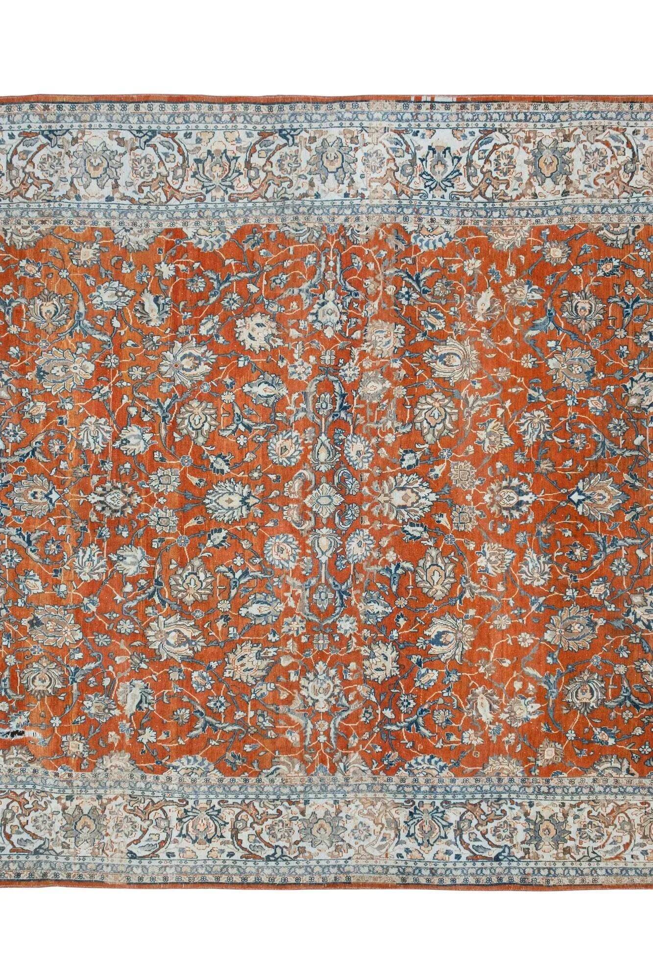 Vintage handmade Turkish rug 265x360 cm