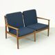 Danish Teak Lounge Sofa by Svend Aage Eriksen for Glostrup, 1960s