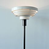 Lampadaire vintage avec abat-jour en forme d'anneau 1970s