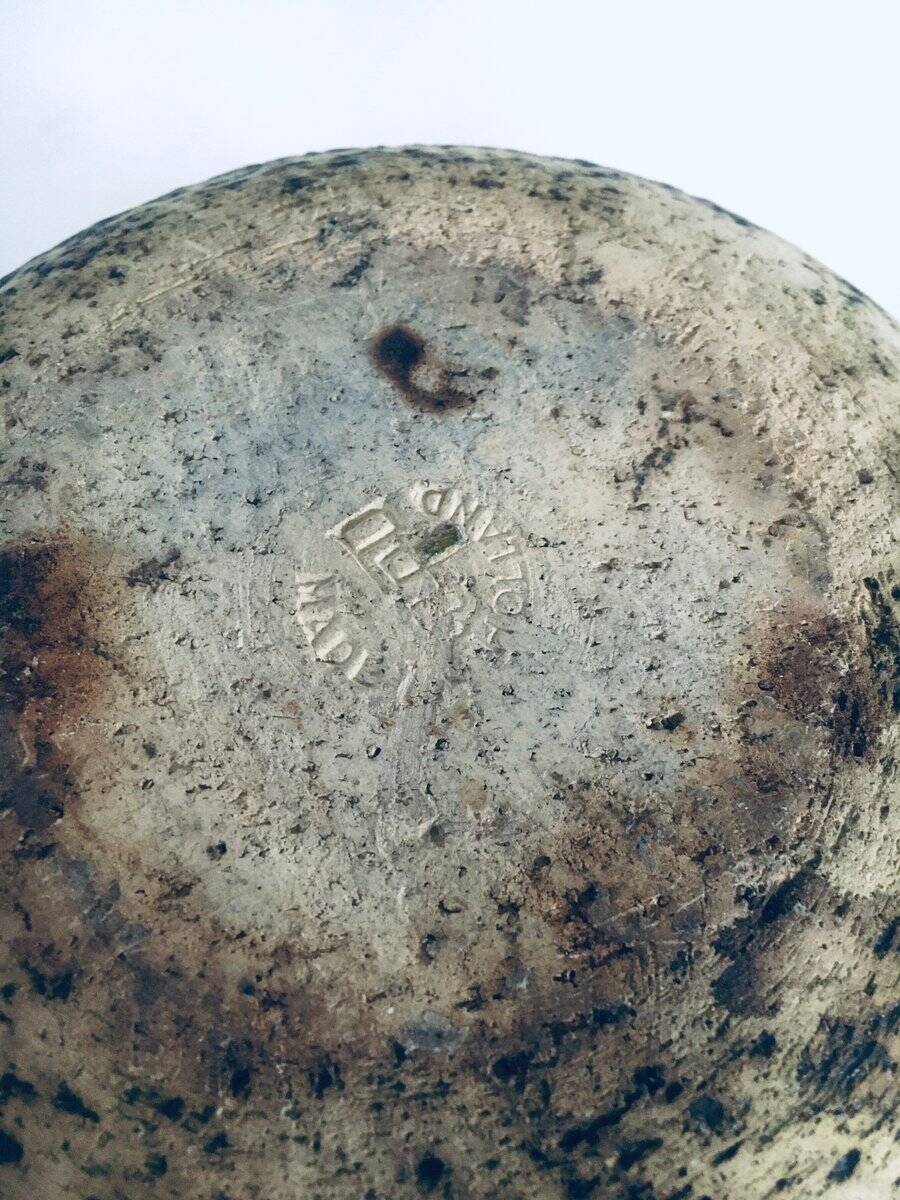 Brutalist Dutch Art Ceramic Pot by Pieter Groeneveldt, Netherlands, 1960s