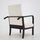 1940s Restored Beech Adjustable Armchair ,Czechoslovakia