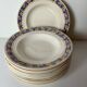 12 Longwy soup plates