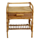 Rattan bedside table