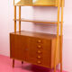 Vintage Mid Century wandkast door 'Jirak' voor 'Tatra'