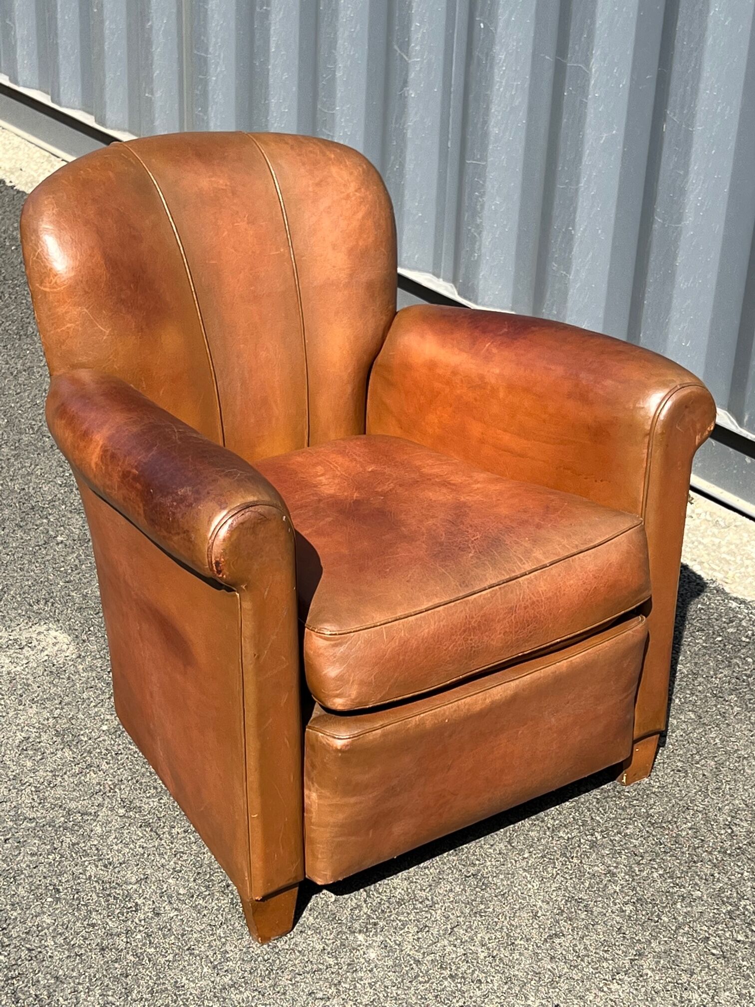 Leather clubs pair from the 1950s