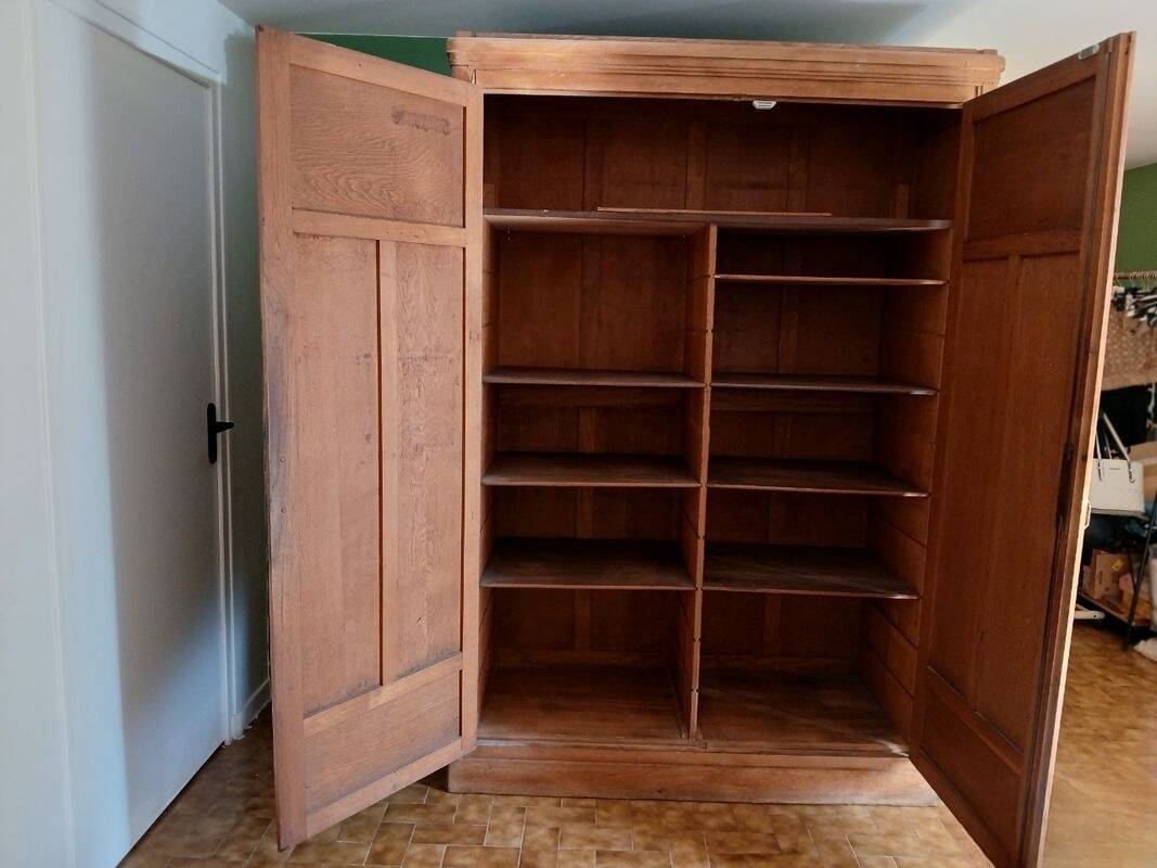 Wooden wardrobe