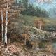 HST painting "Snowy Mountain Landscape" by Ken Bowman (born 1937)