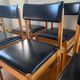 Lot de six chaises Scandinave vintage