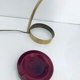 Brass and ceramic bedside lamp 1950