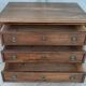 Louis XVI walnut commode from the 19th century.