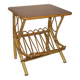 Rattan side table from the 1950s
