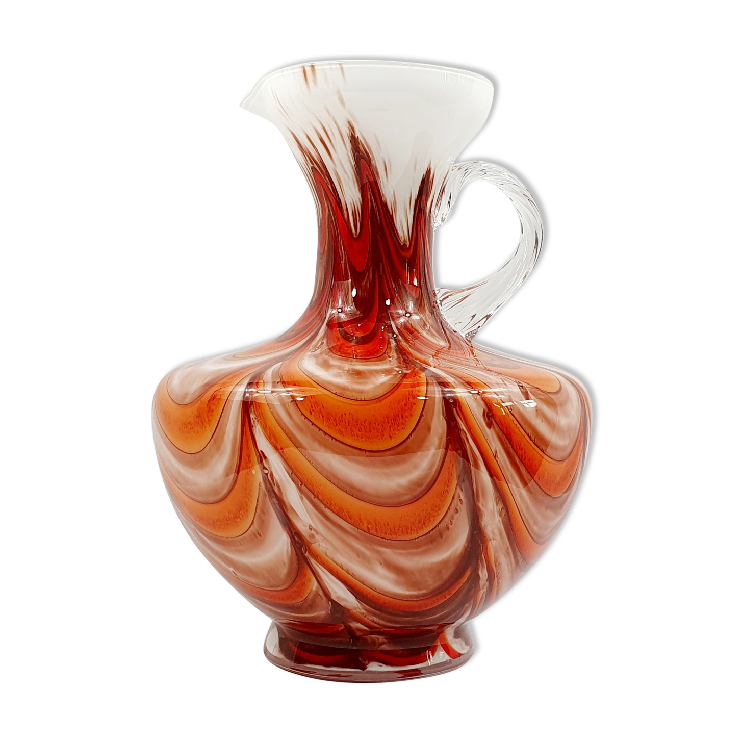 Opaline vase Stelvia Florence vintage 70