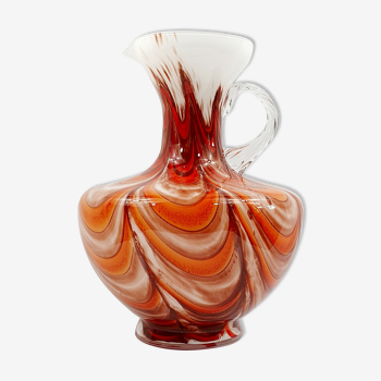 Opaline vase Stelvia Florence vintage 70
