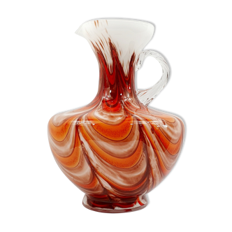 Vase en opaline Stelvia Florence vintage 70