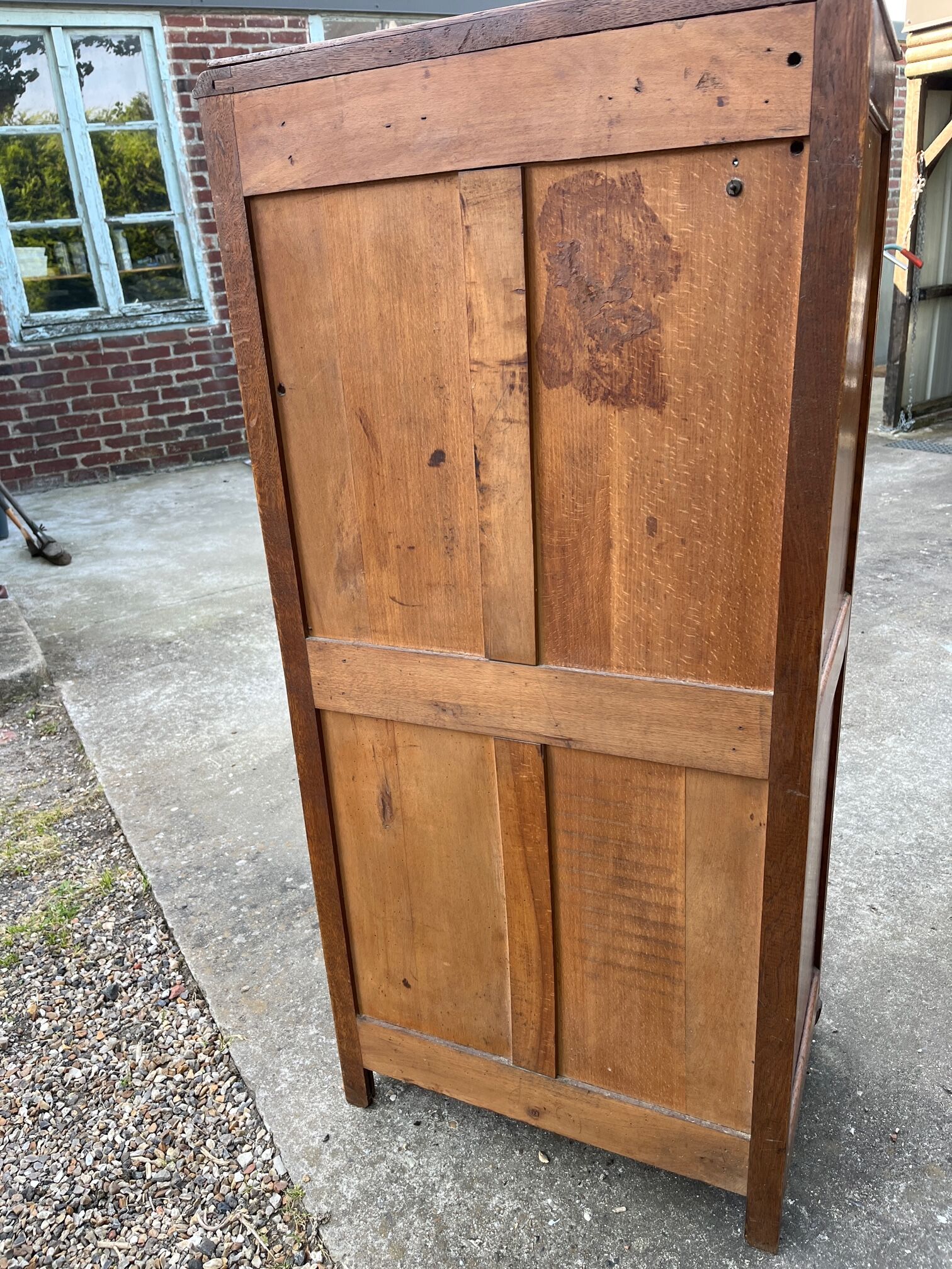 Art deco showcase cabinet year 30/40 3 shelves