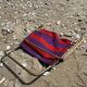 Vintage folding beach chair 1970