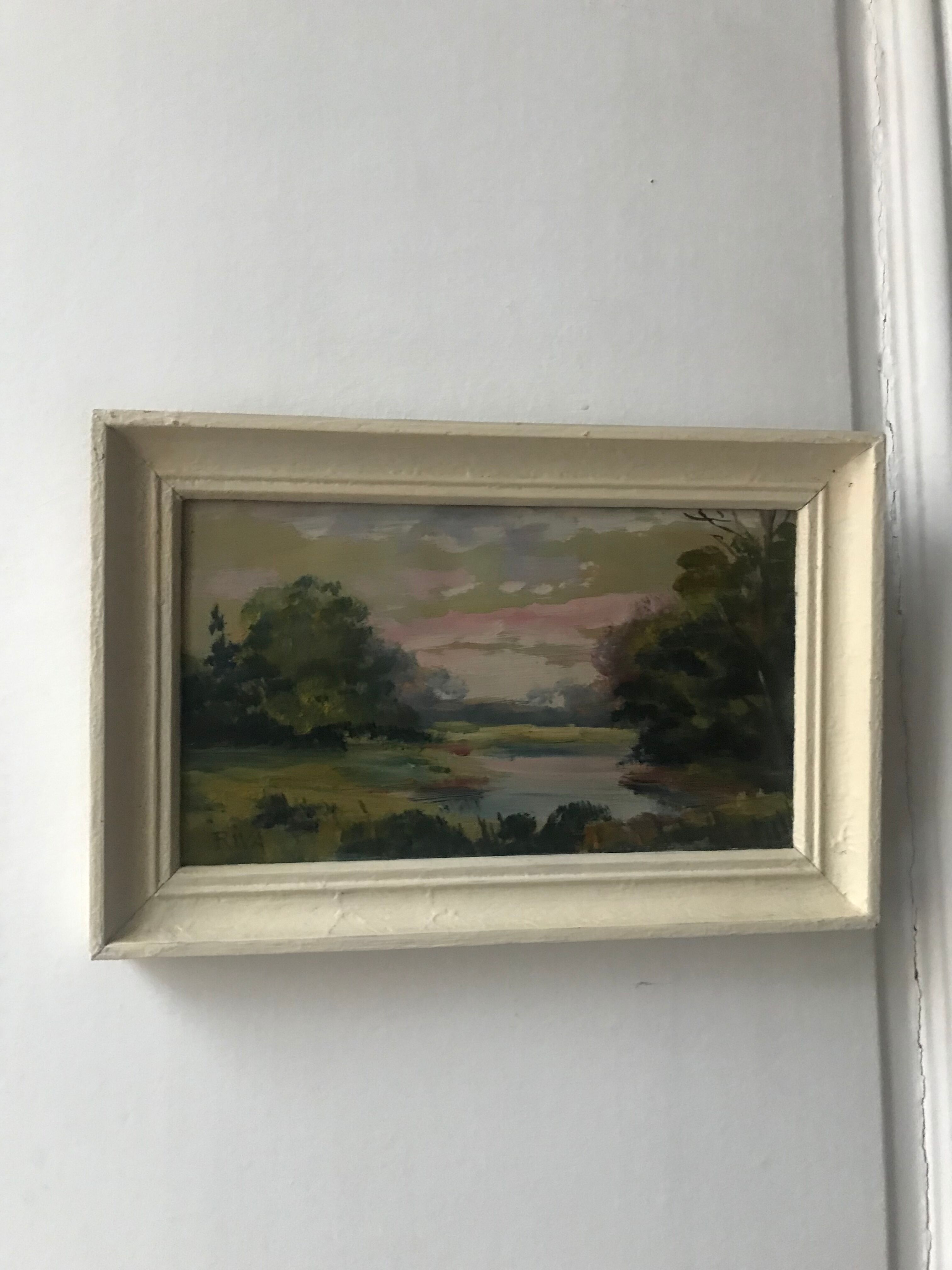 Ancient landscape oil