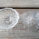 Small chiseled glass candy