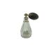 Art Deco Bohemian bronze and crystal perfume bottle, 1950s