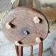Porte parapluie en bois ancien
