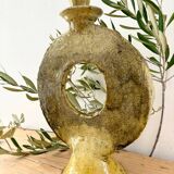 Moroccan terracotta candle holder