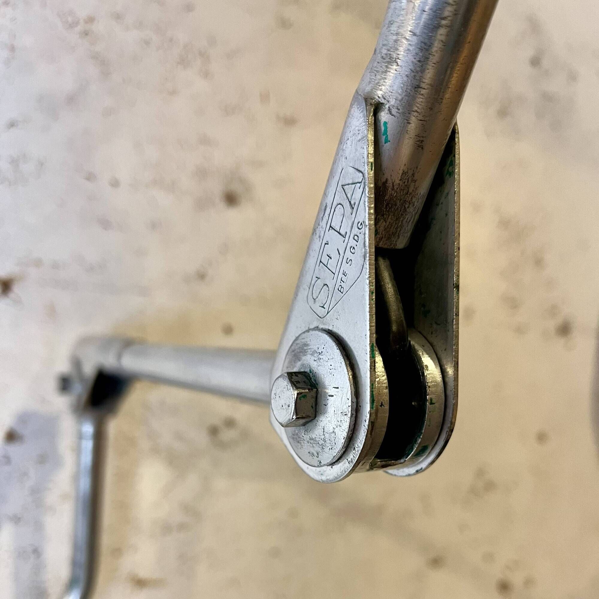 SEPA industrial wall light – France, 1930s–1940s